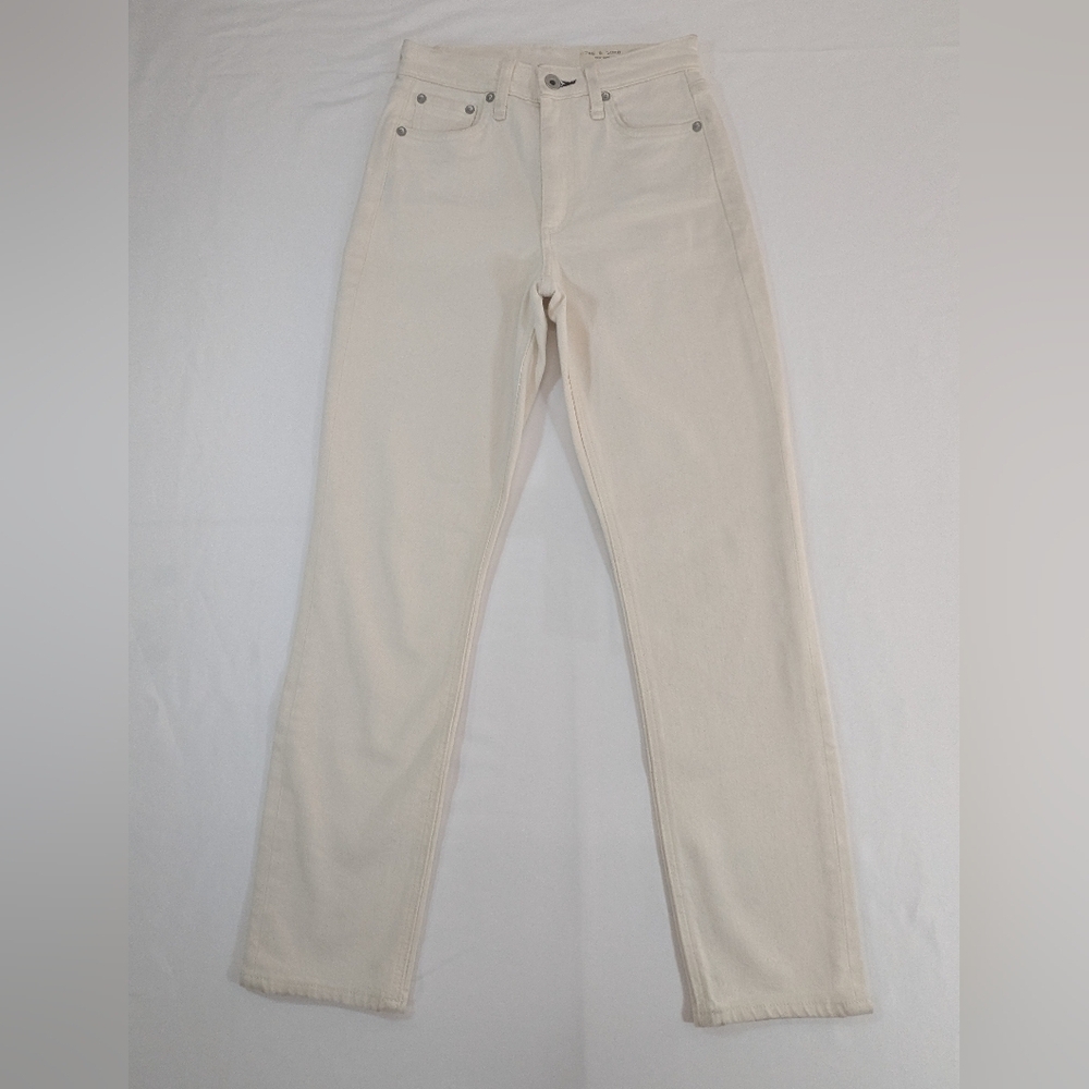 NWT!! Rag & Bone Nina High-Rise Ankle Cigarette Straight Leg Jeans Size 23/0